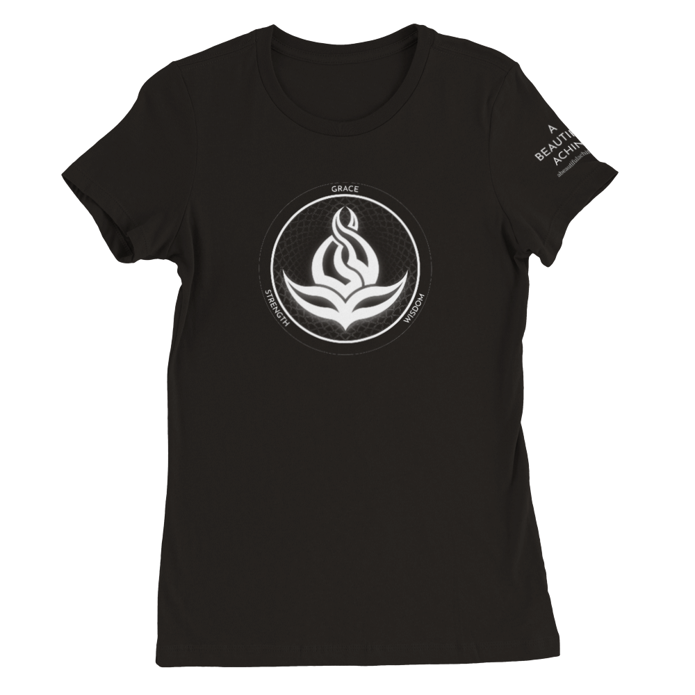 Women's Fire Blossom T-Shirt - Black